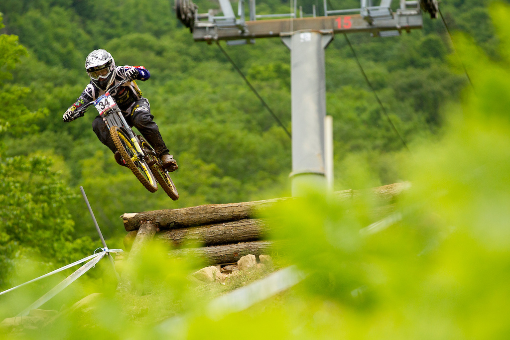 ,during the 4th UCI World Cup DH, Mt St Anne, Canada.

Photo by Sven Martin