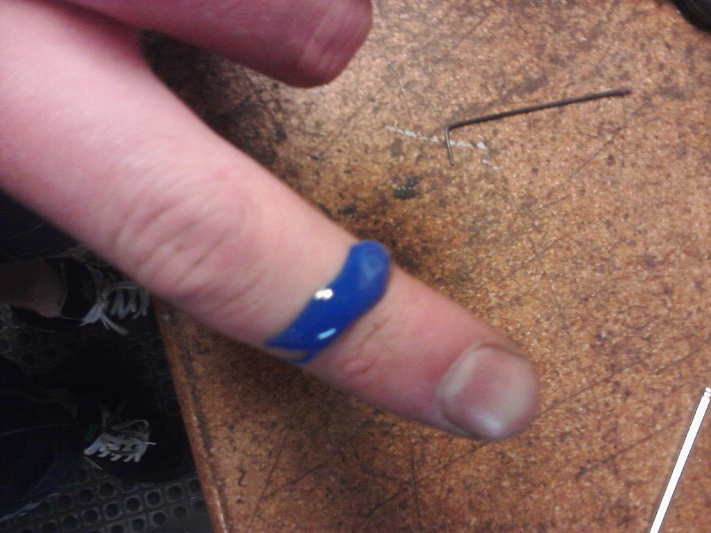 Not how i recommend applying loctite..