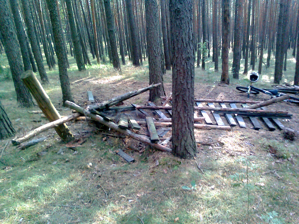 wallride and now have a pile of wood