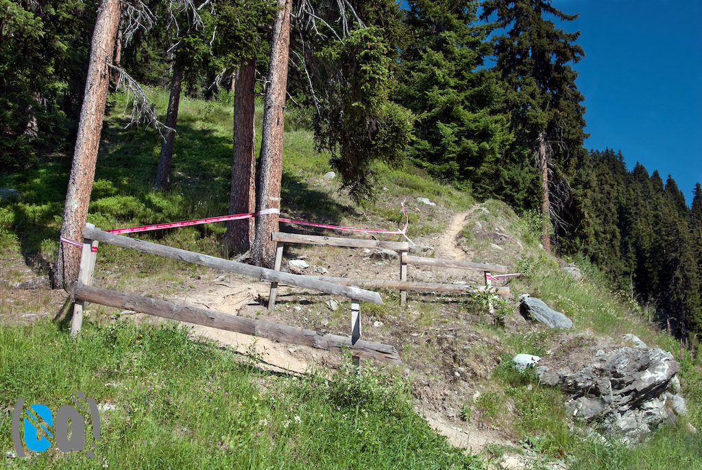 HDR image from some of the new trails in the Verbier BikePark for 2011. Photo by OverDrive Media Group - www.overdrivemediagroup.com