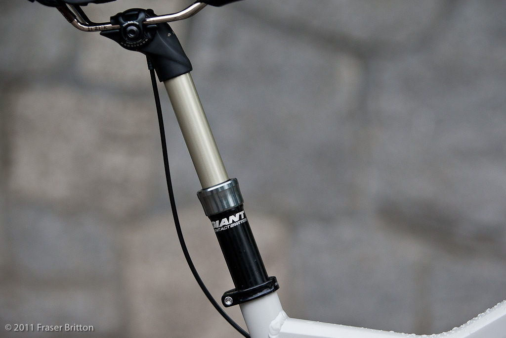 Giant Contact Switch seatpost. Photo by Fraser Britton