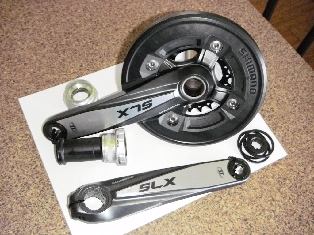 My new SLX cranks from Chain Reaction Cycles! So stoked!