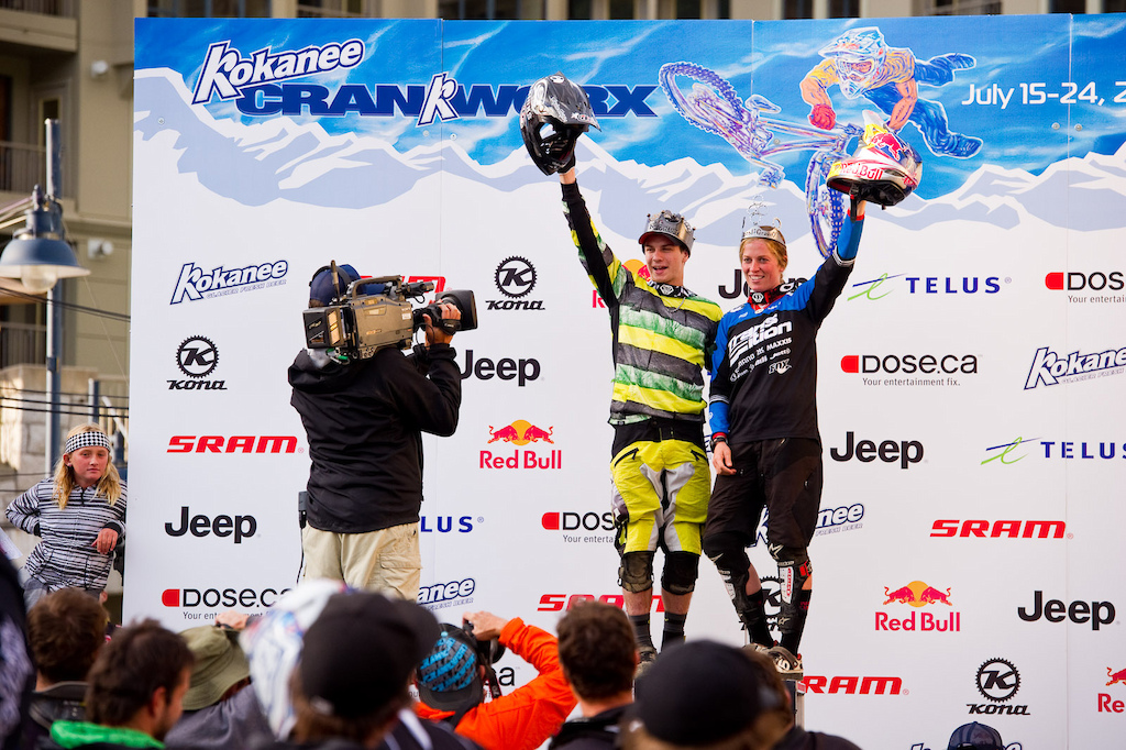King and Queen of Crankworx: Mitch Ropelato and Jill Kintner