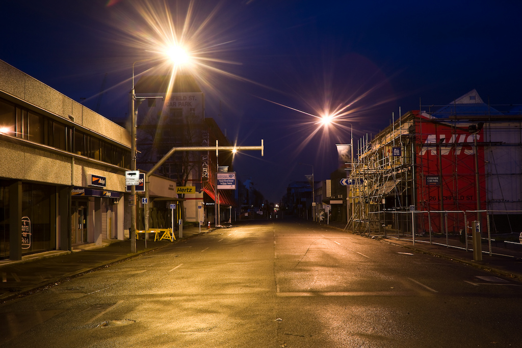 one very dead street
