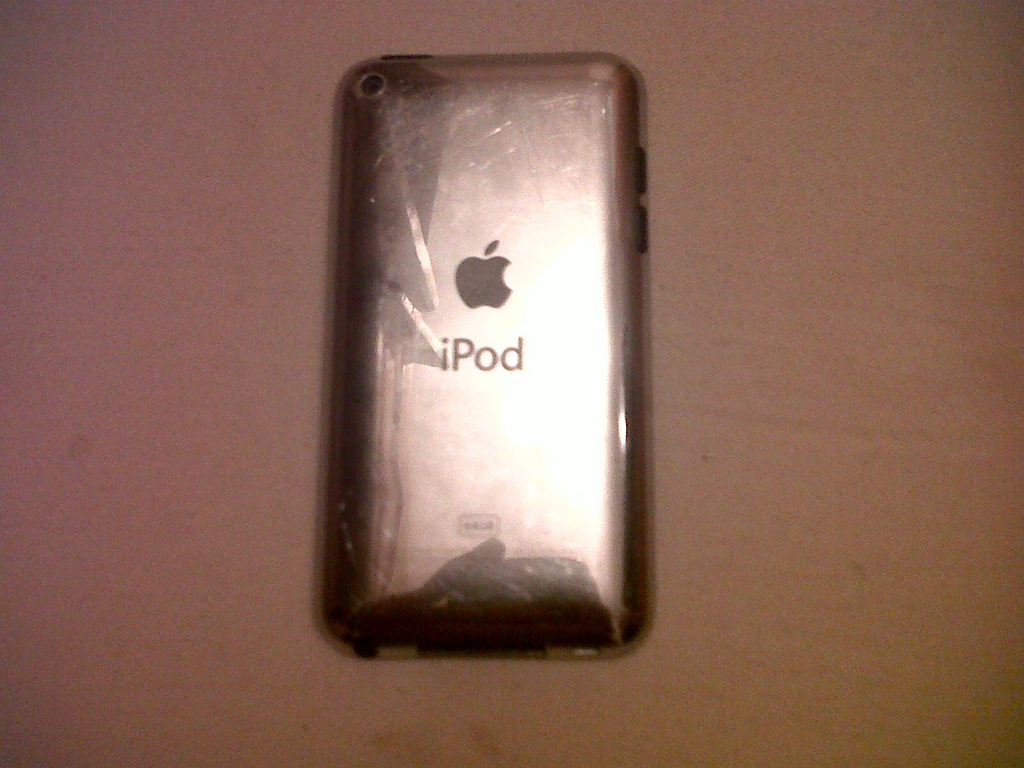 Back of the iPod