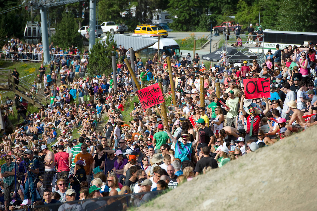 The Minister of Majic was on hand with over 20,000 other spectators. I'm pretty sure I saw Waldo in the crowd as well...