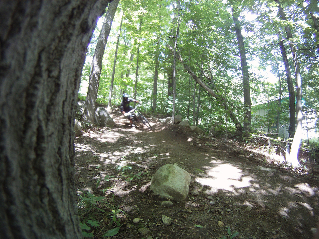 Blurry berm shot...