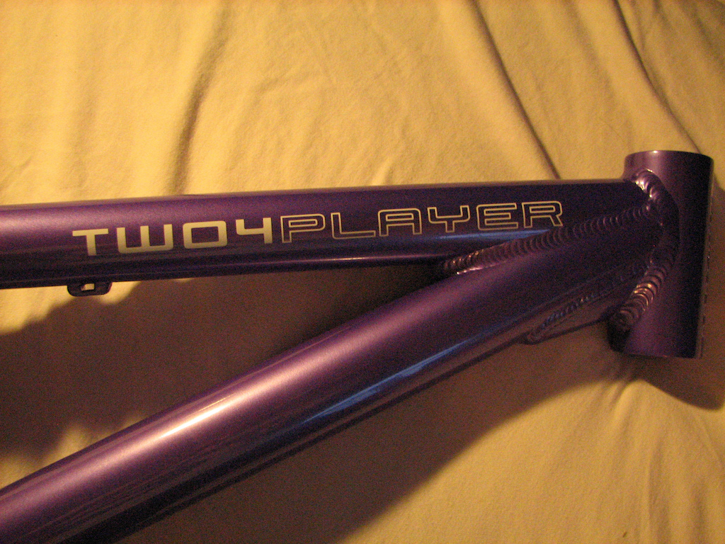 2010 purple Two4player + Chromag Overture saddle