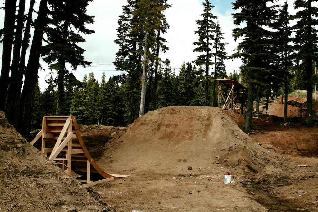 After The Structure you face a sweet two-pack of dirt jumps.