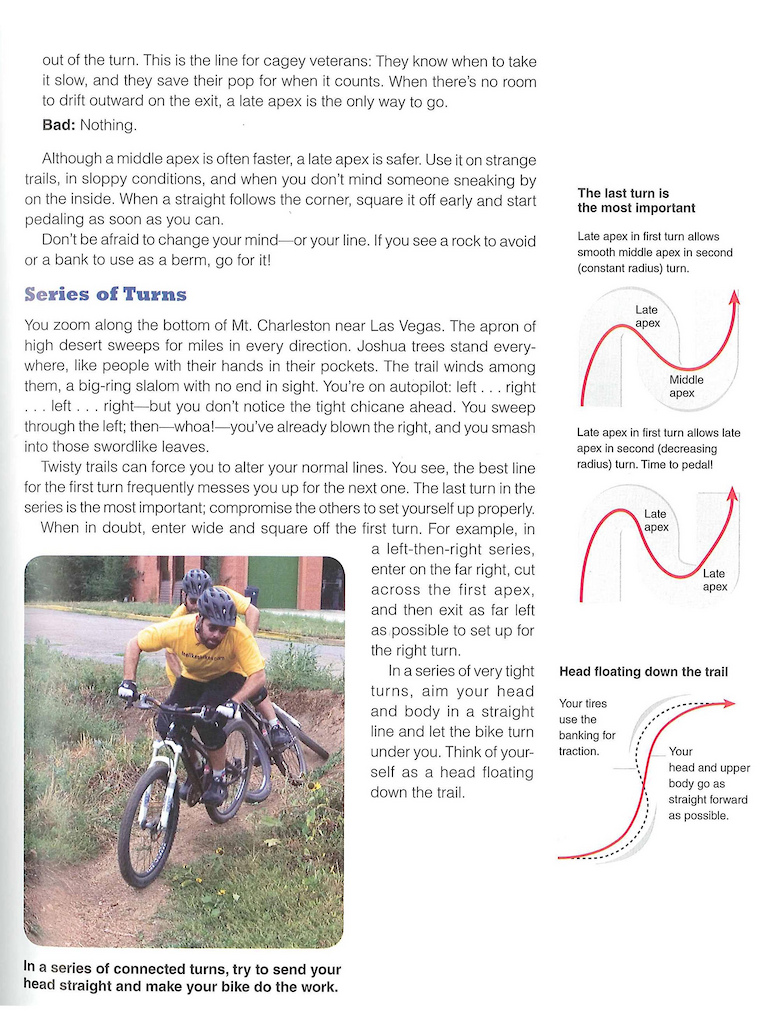 Sample from Mastering Mountaing Bike Skils Second Edition