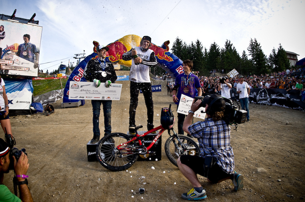 Four long years… This was the one that Brandon wanted year after year, Contest after contest. He stood on the top of everything except the biggest of them all, in his hometown of Whistler, Kokanee Crankworx. Congratulations and well done.