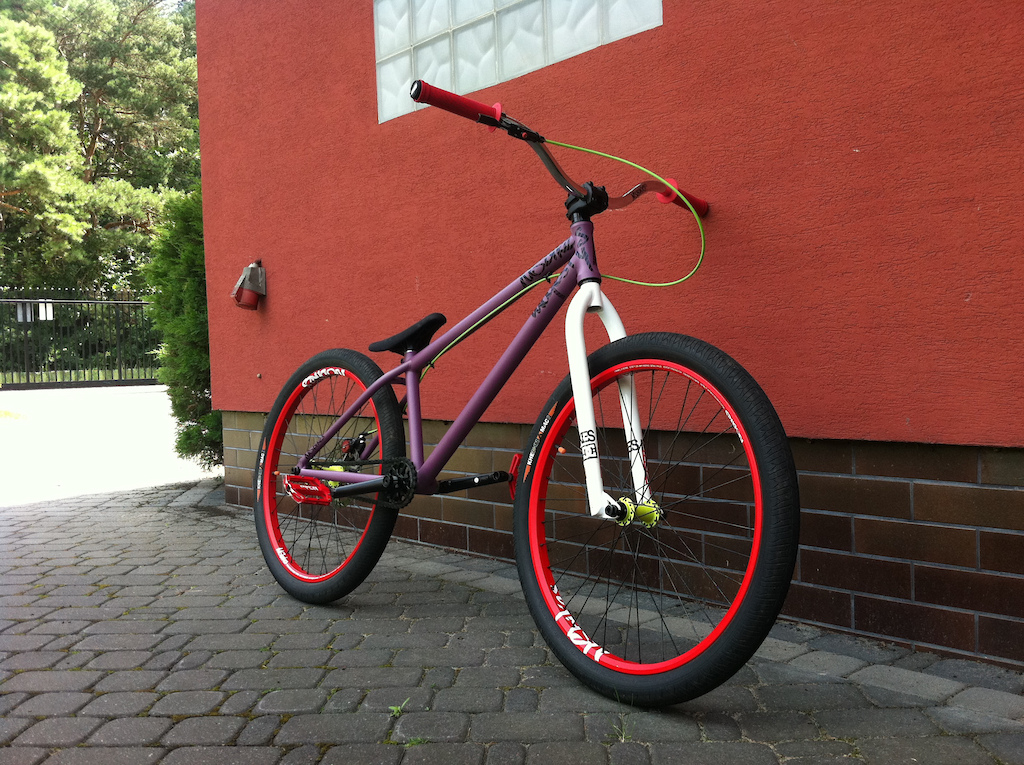 new frame NS Majesty Park 24" 2011, and cranks Dartmoor Keipo. I plan to buy  black Dartmoor BRONX