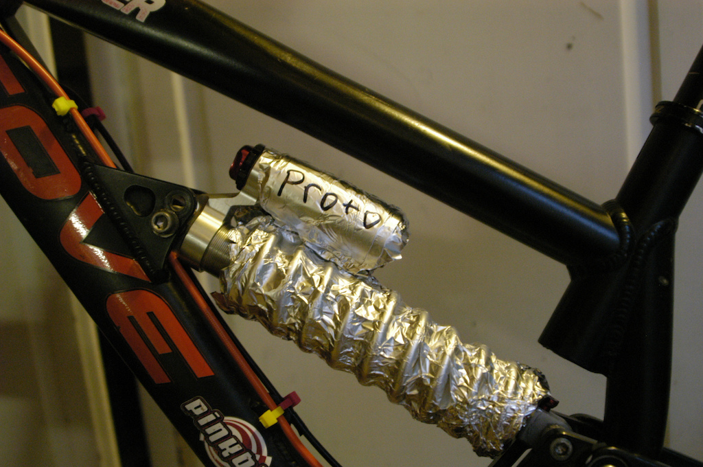 New prototype rear shock