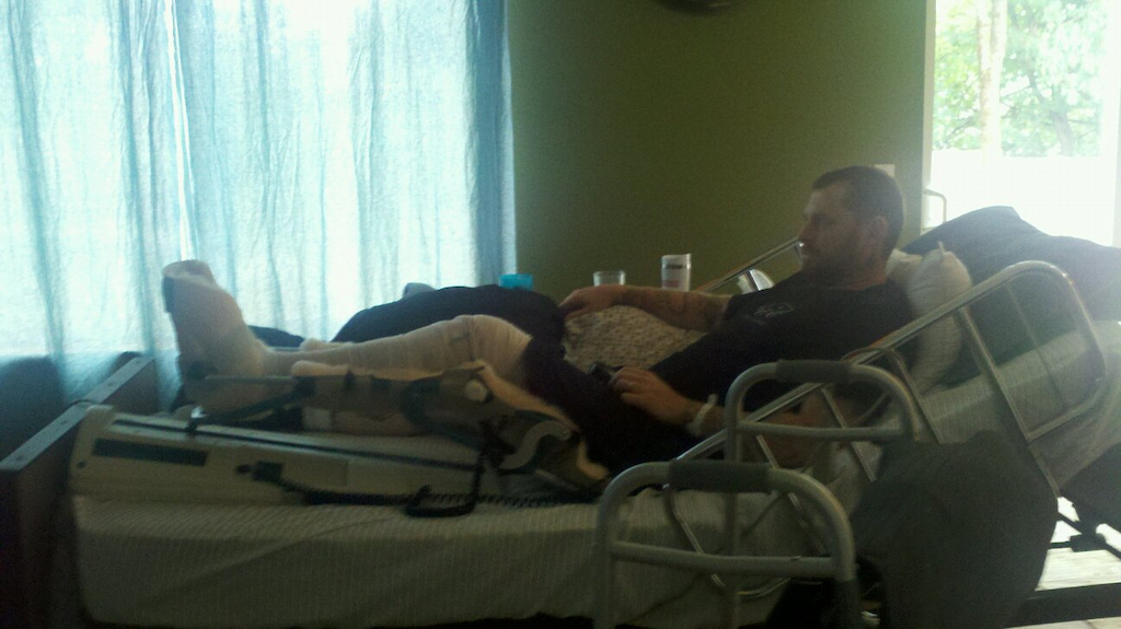 knee machine (not fun) PAIN