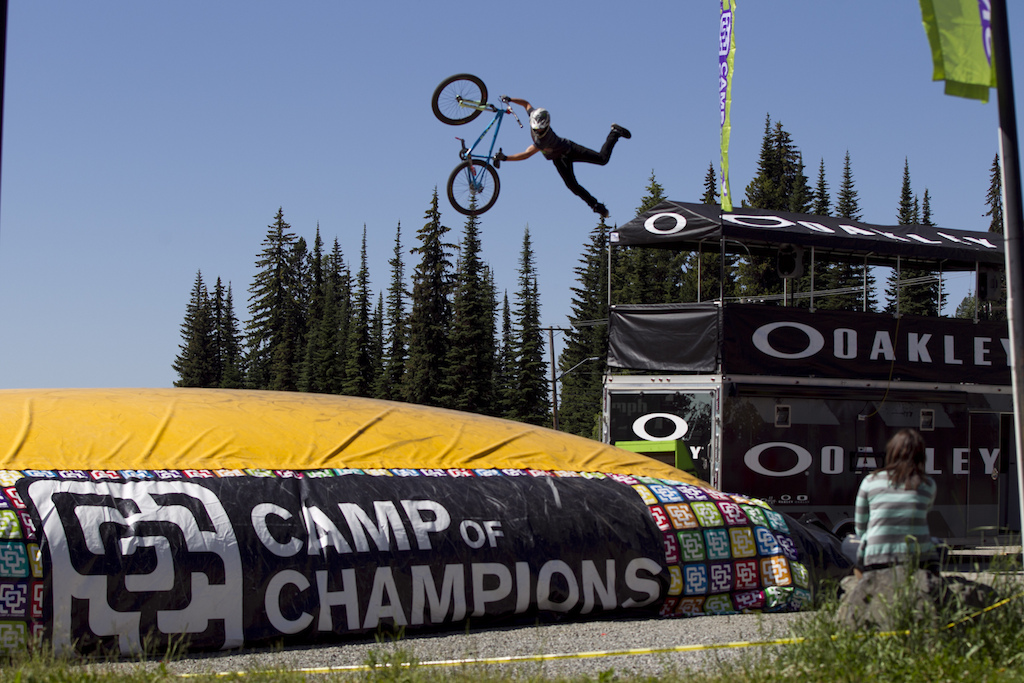 Another fun Camp of Champion Jump Camp and Jump Jam went down at Silverstar Resort in Vernon, BC. Everyone was throwing down hard with Sam Dueck and Reece Wallace providing the coaching. Watching Nick Clark learn double front flips was amazing.