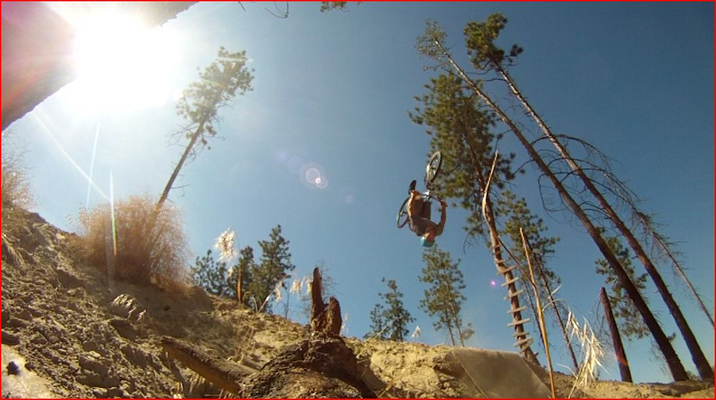 my first backflips.