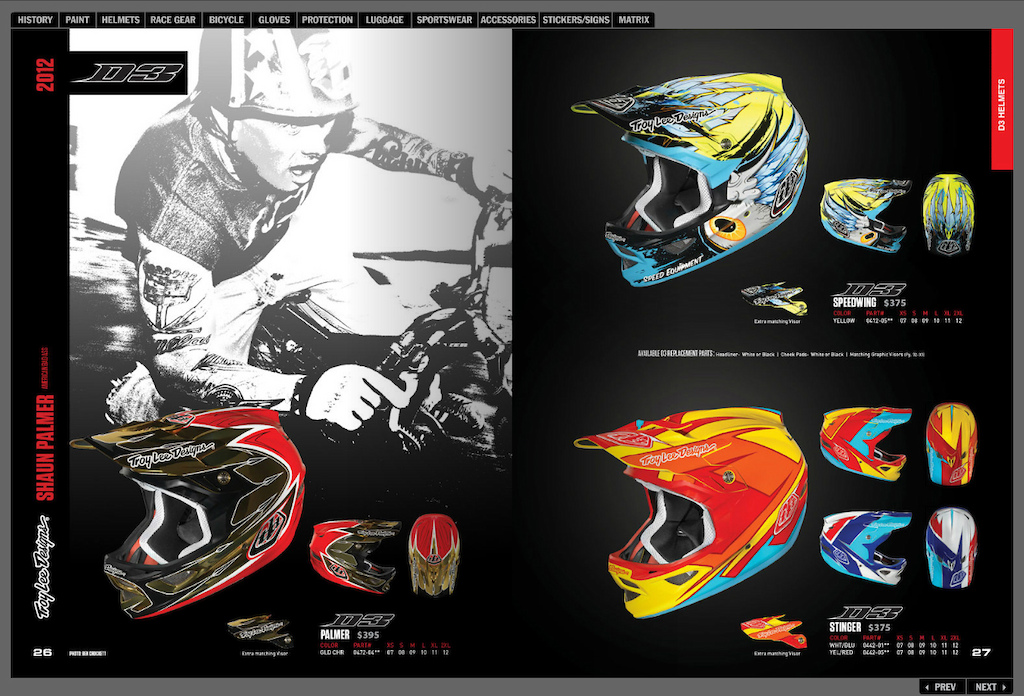Screen shots of the 2012 TLD line up.