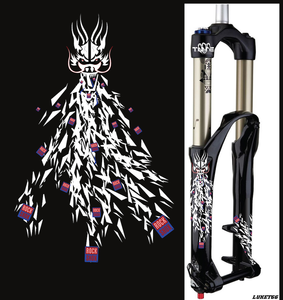 My designs for the RockShox Design it Yourself Contest. Please fave :)