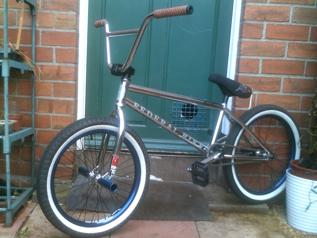 new front wheel and pegs, slate me, give me shit or w.e