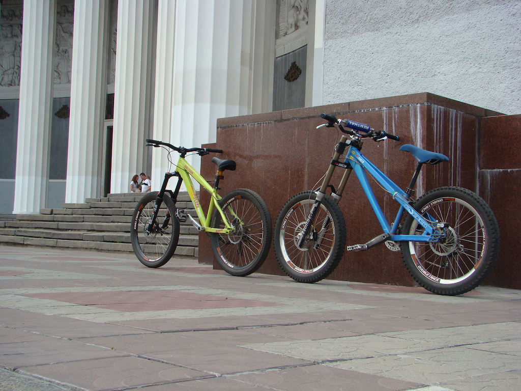 my and friend's bikes