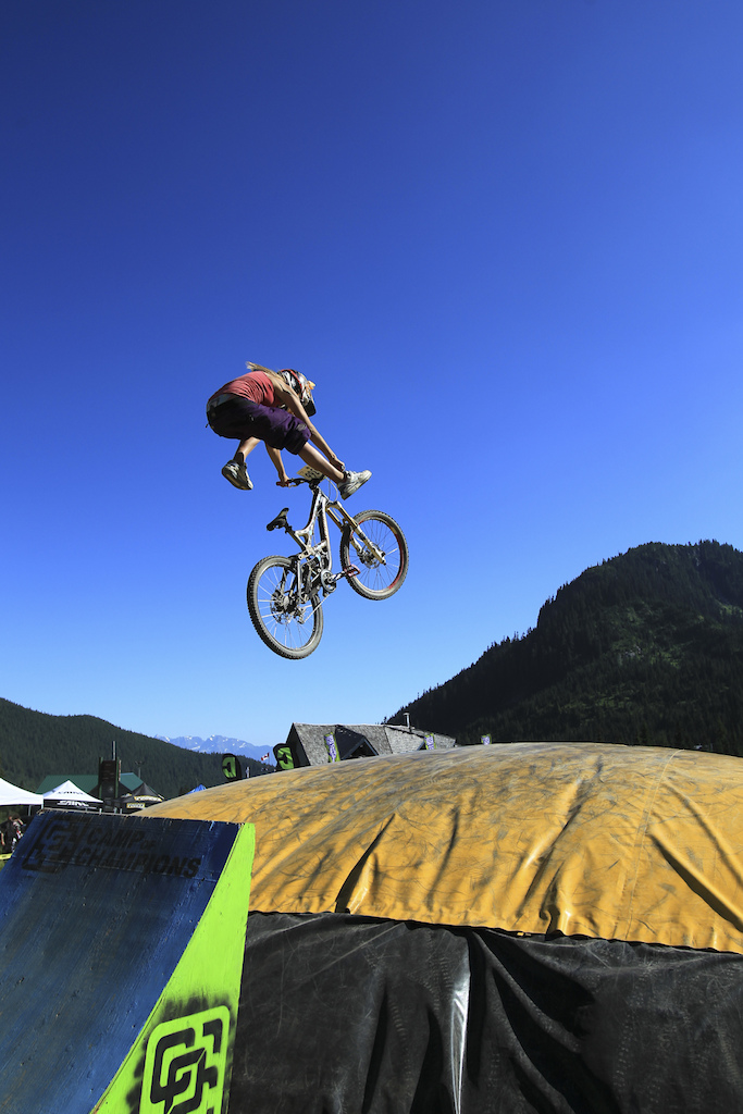 We had an amazing day at Hemlock. Lots of progression and lots of pillow soft bails on not quite progressed enough to land, tricks. 
Friend us up on Pinkbike or join our fan page on Facebook to find out when our next Free Jump Camp and Jump Jam is taking place.