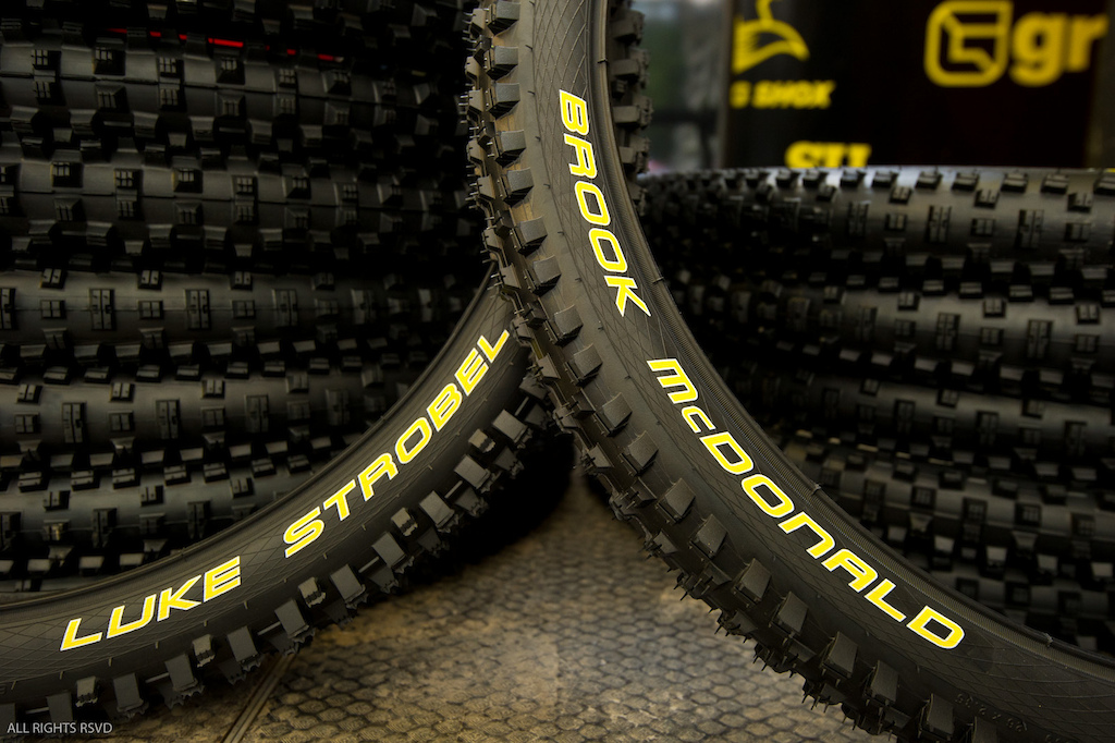 Schwalbe Tires showing a little love to the MS-Evil team with some custom hotpatches.