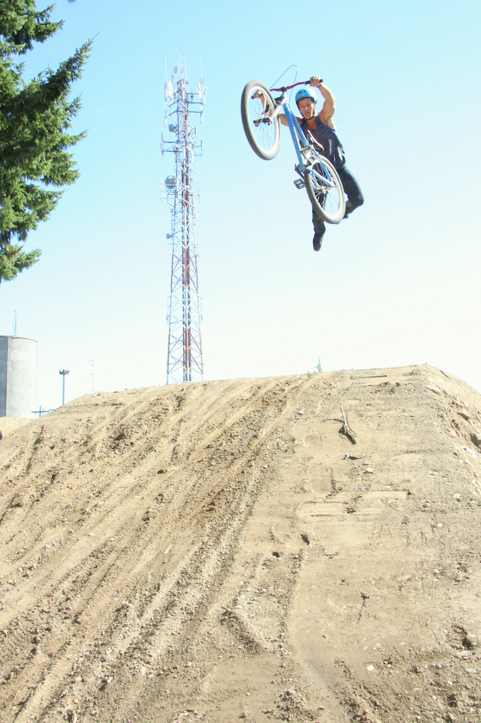 Grand re-opening of south surrey dirt jumps.