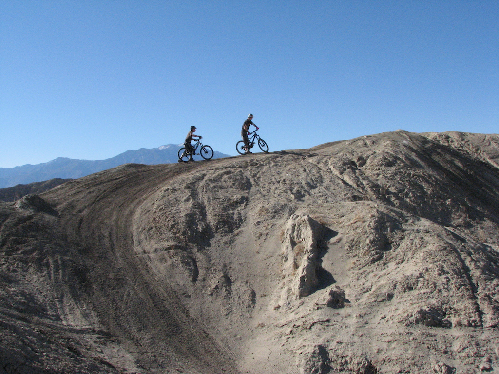 Riding in the san andreas fault near palms springs