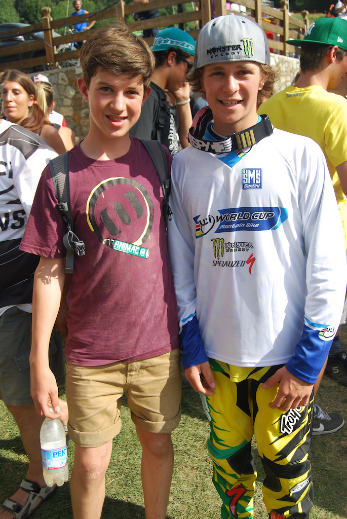 After the DH World Cup in Val di Sole 2011