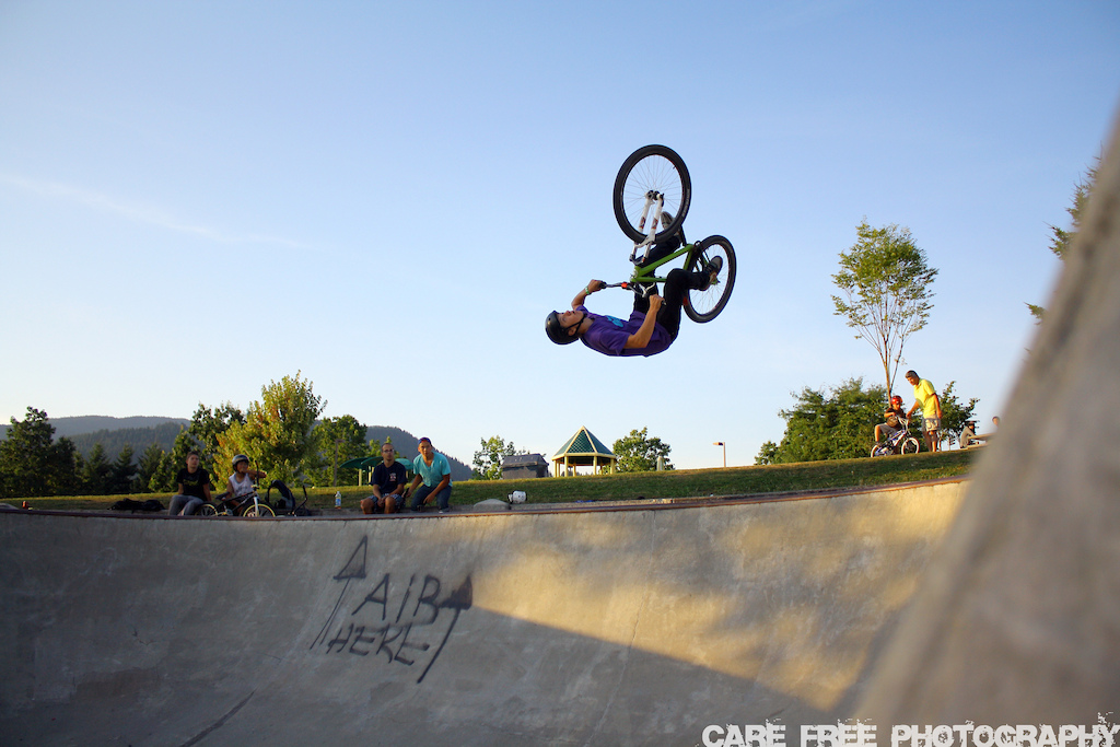Weird ass corked flip