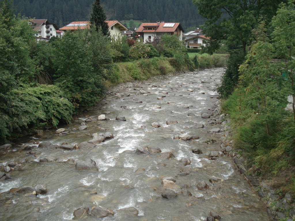 Lovely stream running through the centre of Mayrhofen.