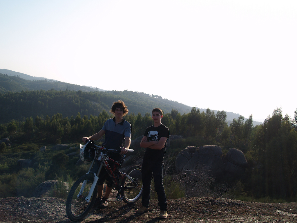 me and the photographer with the landscape