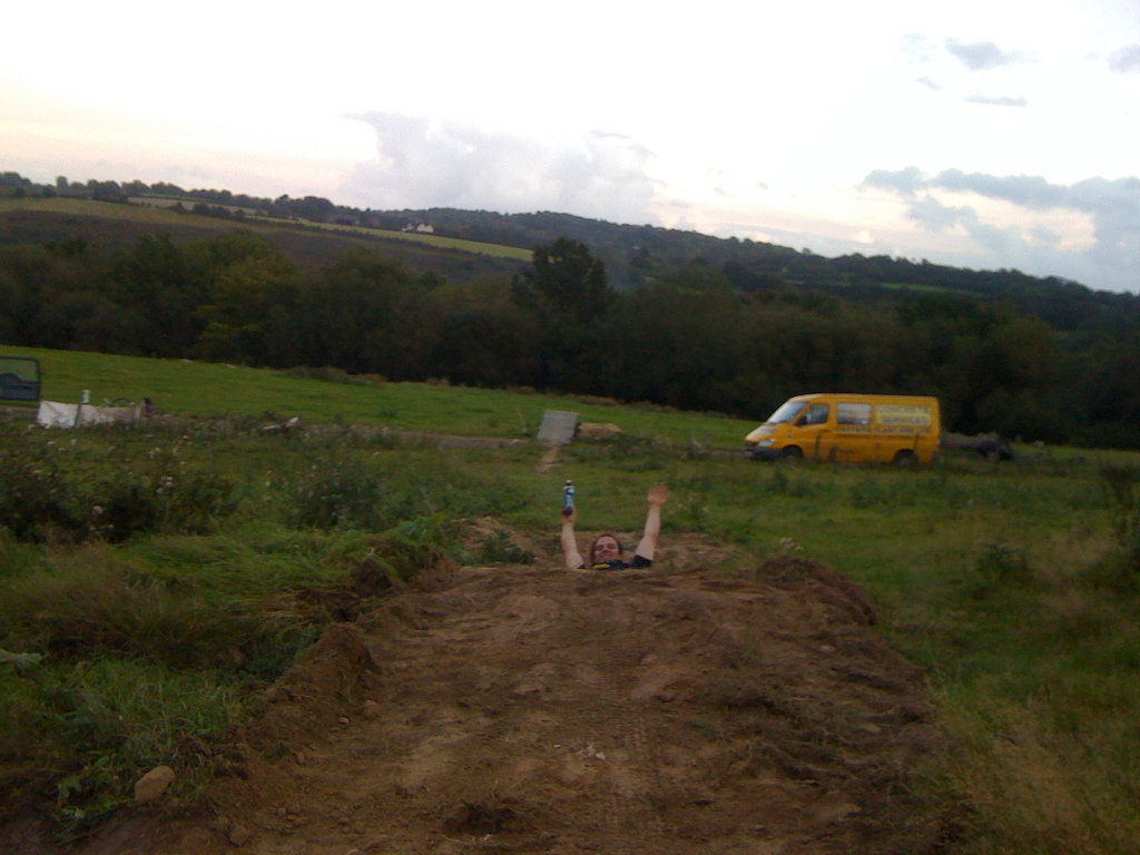 Newly reconstructed gap jump before road gap