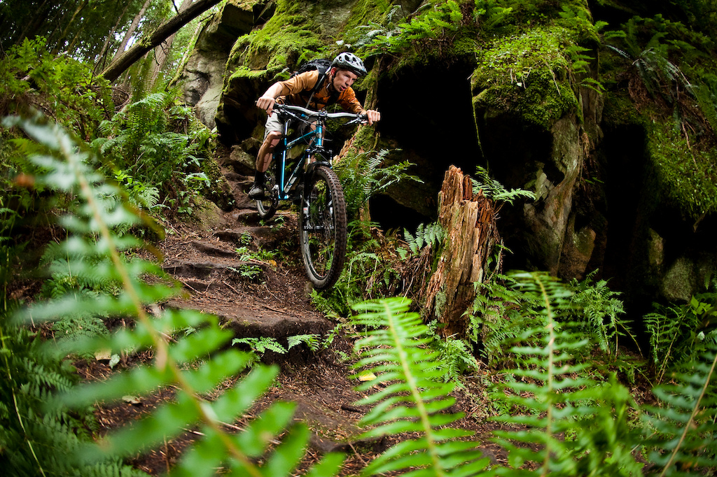 Cruising through the forest aboard the Chromag Aperture