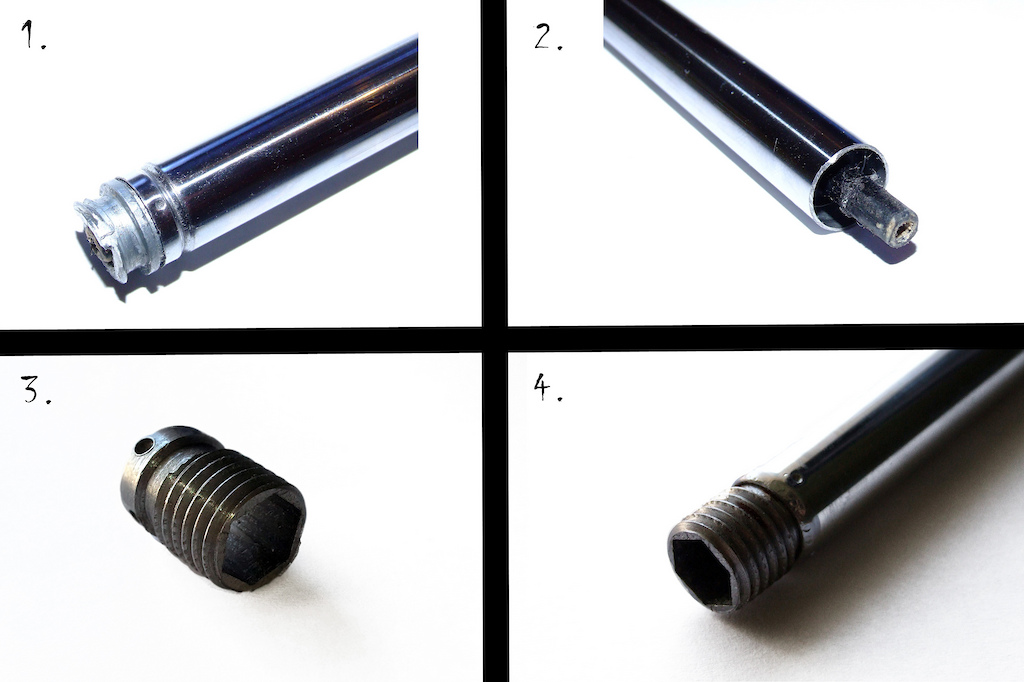 repaired manitou rebound shaft (08 Gold Label)