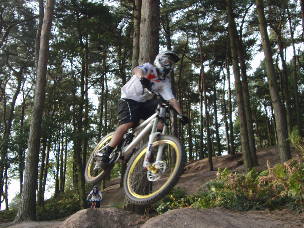 cal hitting the double at the skiils area in delamere