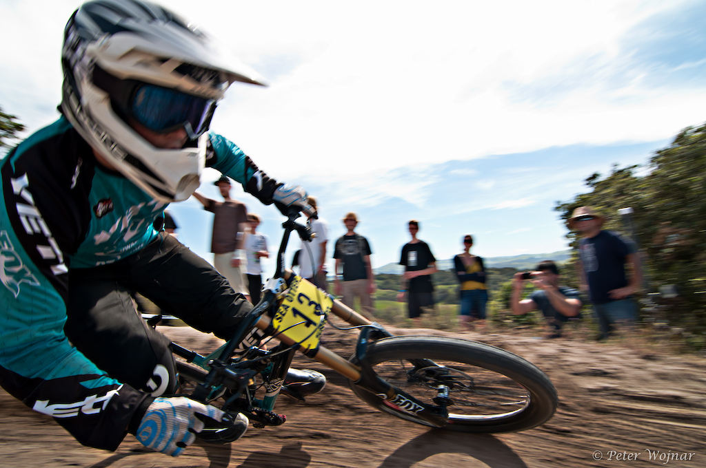 They go fast on that berm