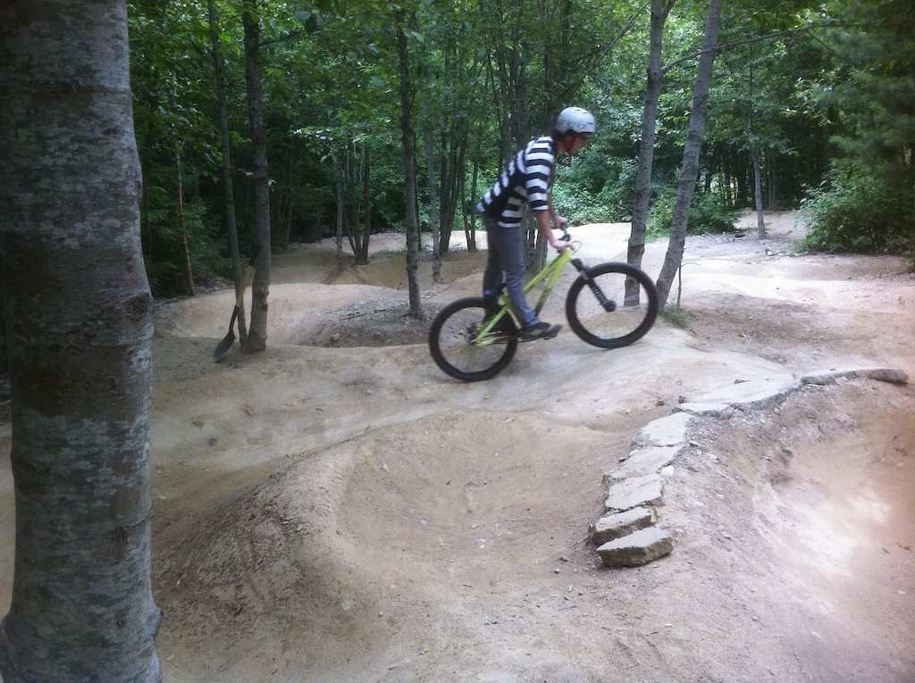 just rippin the pump track