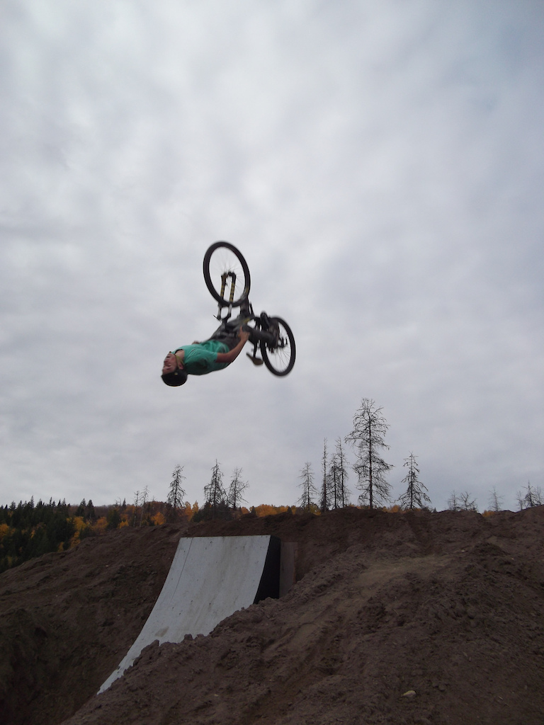 backflip off of the jump