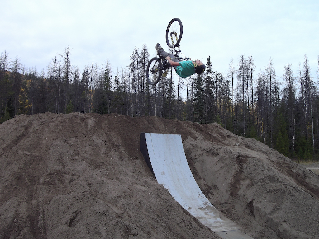 backflip off of the jump