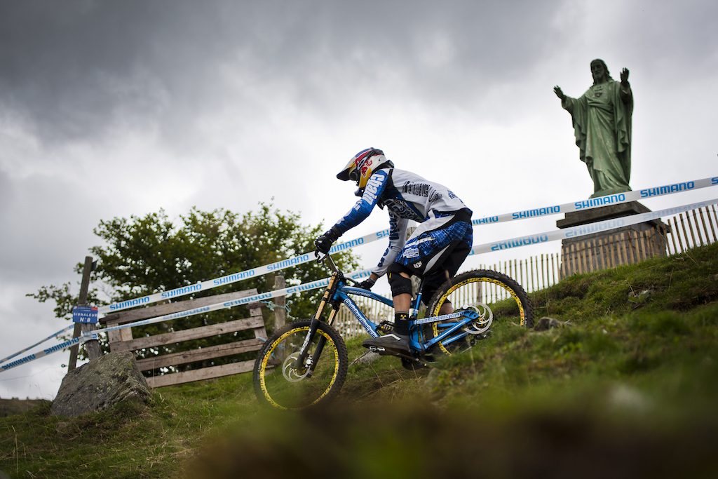 Matti Lehikoinen during training at the 2011 World Cup in La Bresse/FRA