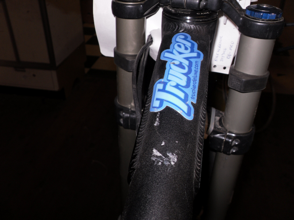 scratch on the top tube from shuttling