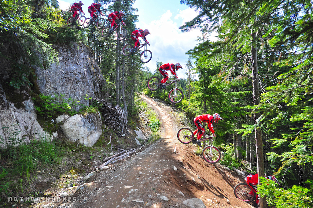 Biggest drop on the hill. Stunt central...