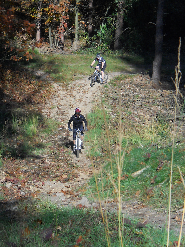 great trails on a Let's Ride in Neeroeteren with our persenal guide Marco