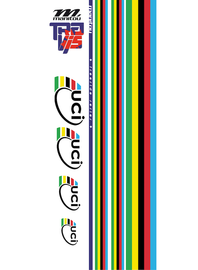 at Travis Manitou UCI Decals Stickers in Los Angeles, California