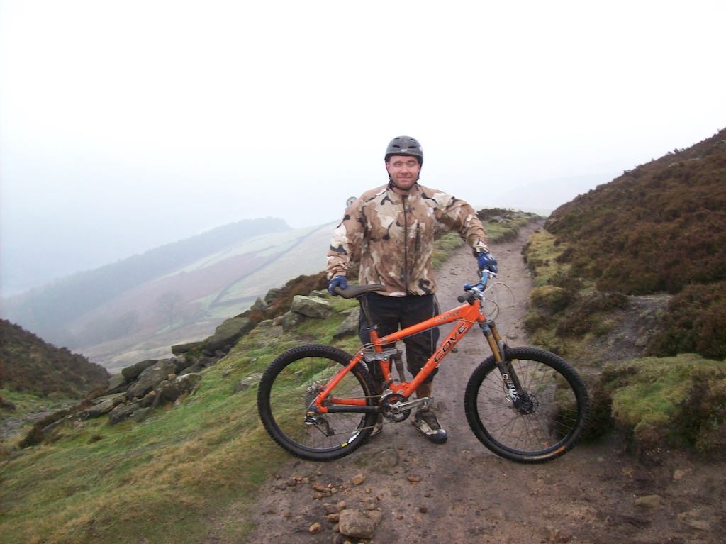 a wet foggy windy sunday out on the peaks