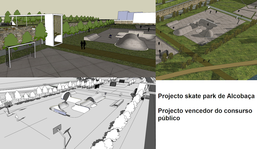 skate park alcobaça - projecto