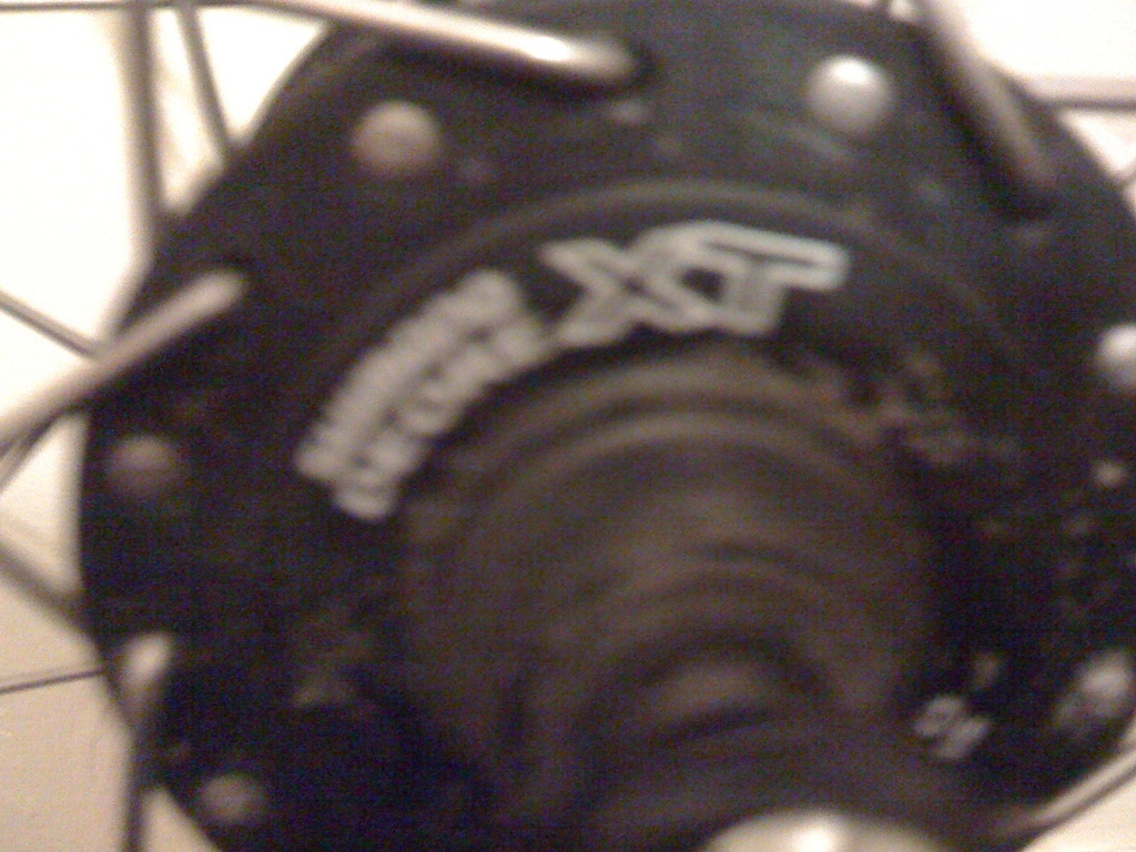 shimano deore front qr hub laced on a sun rim big mammoth fat rim for sale