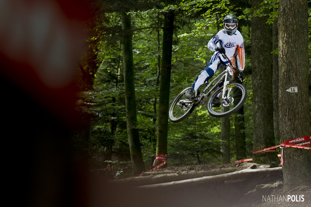 During the Nissan Downhill Cup - Bouillon, Belgium.