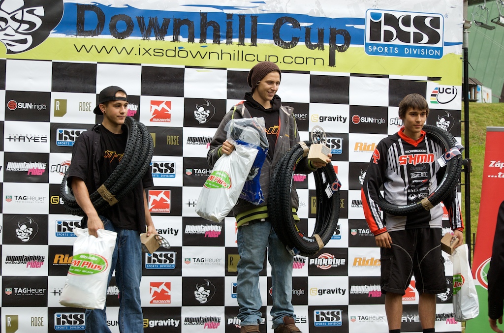 3rd place in juniors, iXS Downhill cup Spicak